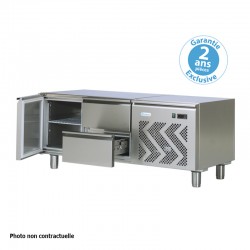 Tecnoinox - Soubassement réfrigéré - 3 portes - 195 litres - Gamme 700 - BP1750