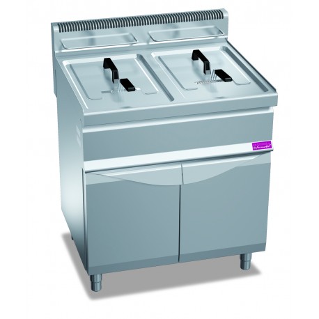 Furnotel - Friteuse gaz sur coffre - 2 x 20 litres - FG2020SC