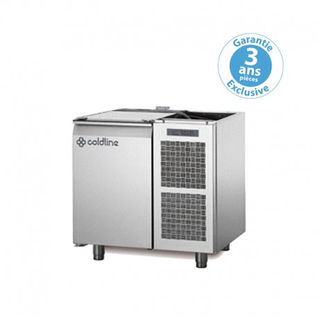 Coldline - Table réfrigérée négative MASTER - Groupe logé - 1 porte - 145 litres - Profondeur 800 - 600 x 400