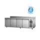 Coldline - Table réfrigérée négative MASTER - Groupe logé - 4 portes - 560 litres - Profondeur 800 - 600 x 400