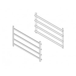 Tecnoinox - Jeu de glissières pour placard largeur 400 mm sauf pour les fourneaux - 399502