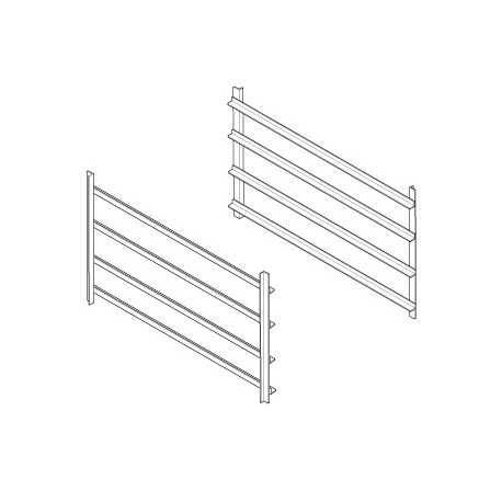 Tecnoinox - Jeu de glissières pour placard largeur 400 mm sauf pour les fourneaux - 399502