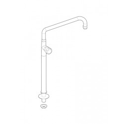 Tecnoinox - Colonne arrivée d’eau orientable - 399516