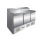 Furnotel - Table de préparartion réfrigérée GN 1/1 - 3 portes - 392 litres - PS301X