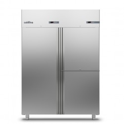 Coldline - Armoire réfrigérée positive avec 2 groupes frigorifiques MASTER GN 2/1 - 1 porte + 2 portillons - 1400 L - A1403MMLR