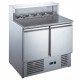 Furnotel - Table à pizza réfrigérée inox GN 1/1 - 240 litres - MP9001X