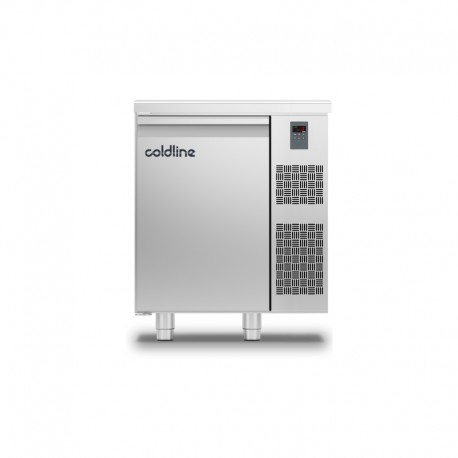 Coldline - Table réfrigérée positive MASTER plan de travail - Sans groupe - 1 porte - 98 litres - TP091MQR