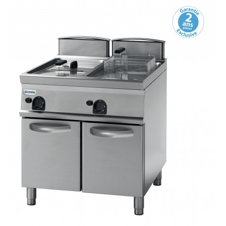 Friteuse Gaz 2 x 13 L - P 700 mm - Gastro M - Fourniresto