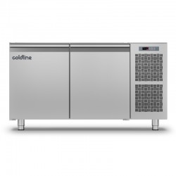 Coldline - Table réfrigérée positive PASTRY sans plan de travail - Groupe logé - 2 portes - 389 litres - TS131MJ-2