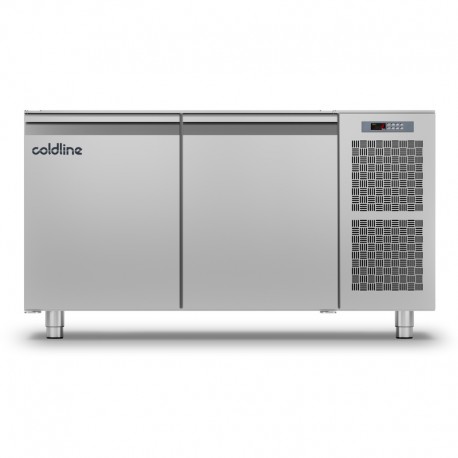 Coldline - Table réfrigérée positive PASTRY sans plan de travail - Groupe logé - 2 portes - 389 litres - TS131MJ-2
