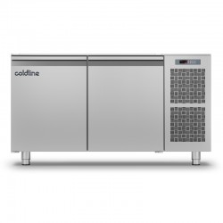 Coldline - Table réfrigérée négative PASTRY sans plan de travail - Groupe logé - 2 portes - 389 litres - TS131BJ-2