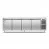 Coldline - Table réfrigérée négative PASTRY avec plan de travail - Groupe logé - 4 portes - TP211BJ-2