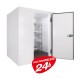 Furnotel - Chambre froide négative 1700 X 1700 mm + Groupe Frigo + Rayonnages - CN093