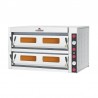 Italforni - Four à pizza - Série TK - 2 chambre - 18 pizzas - Commandes mécaniques - TK2C