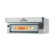 Italforni - Four à pizza inox - Gamme EURO - 1 chambre - 6 pizzas - Commandes digitales - EC6DI35