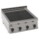 Tecnoinox - Plaque de cuisson électrique à induction - 4 plaques - Gamme 700 - PIN70E7