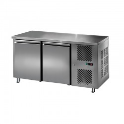 Furnotel - Table réfrigérée inox positive - 2 portes - 206 litres - GN2101T