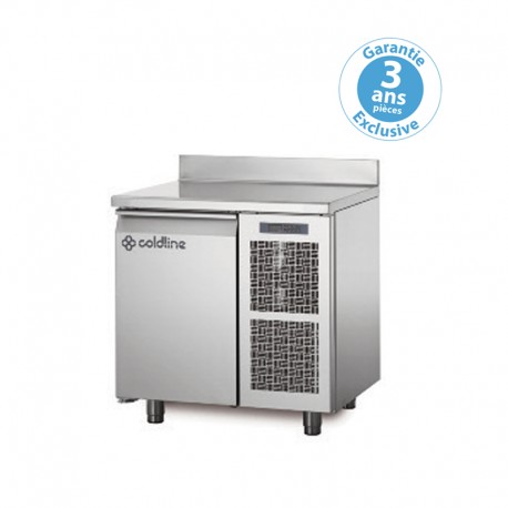 Coldline - Table réfrigérée négative MASTER - Groupe logé - 1 porte - 125 litres