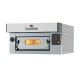 Italforni - Four à pizza avec finition Inox - Série CL - 1 chambre - 6 pizzas - Commandes digitales - B206DI