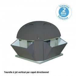 Furnotel - Tourelle 1 vitesse - Triphasée - Refoulement vertical - TV404T