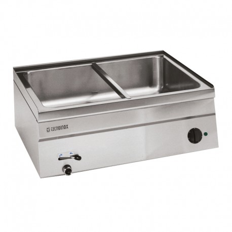 Tecnoinox - Bain-marie GN2/1 électrique à poser - Gamme 600 - BM70E60