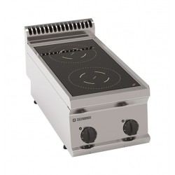 Tecnoinox - Plaque de cuisson électrique à induction - 2 plaques - Gamme 700 - PIN35E7