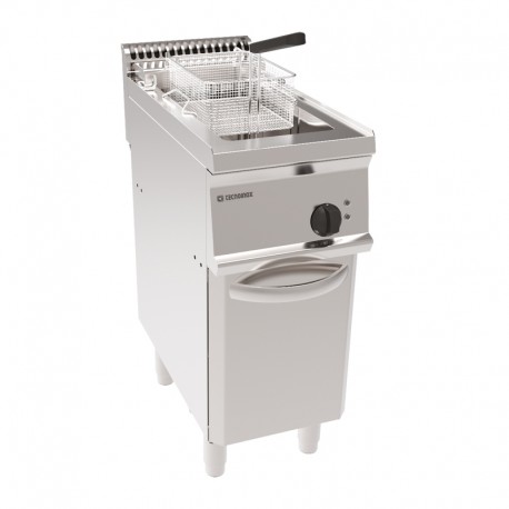 Tecnoinox - Friteuse sur coffre électrique - 14 litres - Commandes mécaniques - Gamme 700