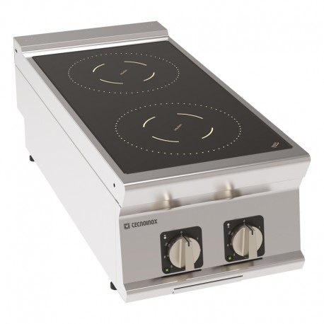 Tecnoinox - Plaque de cuisson électrique à induction à poser - 2 plaques - Gamme 900 - PIN4E9