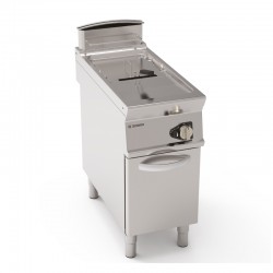 Tecnoinox - Friteuse sur coffre gaz avec cuve en V - 17 litres - Gamme 900 - Module 400 - FRV47FG9T