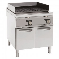 Tecnoinox - Grillade charcoal gaz double sur placard fermé - Gamme 900 - GR8FG9