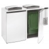 Furnotel - Refroidisseur de déchets avec unité frigorifique - 2 x 240 L - PRD480-2