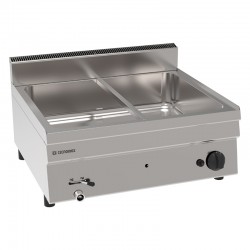 Tecnoinox - Bain-marie GN2/1 gaz à poser - Gamme 600 - BM70GG6