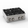 Tecnoinox - Plaque de cuisson - Top 4 feux SUPER vifs gaz - Gamme 700 - PCG8SG7