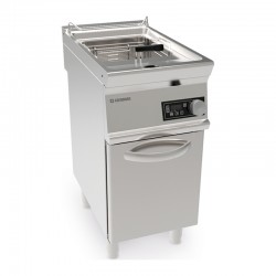 Tecnoinox - Friteuse électrique sur coffre - 13 litres - Commandes électroniques - Gamme 700 - Module 400 - FRD43FE7