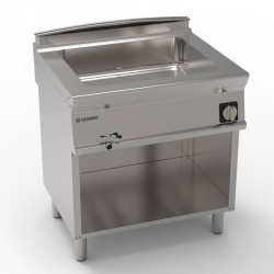 Tecnoinox - Bain-marie GN2/1 électrique sur placard ouvert - Gamme 700 - BM8FE7