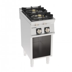 Tecnoinox - Plaque de cuisson - Top 2 feux SUPER vifs gaz sur placard ouvert - Gamme 700 - PCH4SFG7
