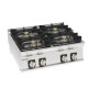 Tecnoinox - Plaque de cuisson à poser - Top 4 feux vifs gaz - Gamme 700 - PCH8G7